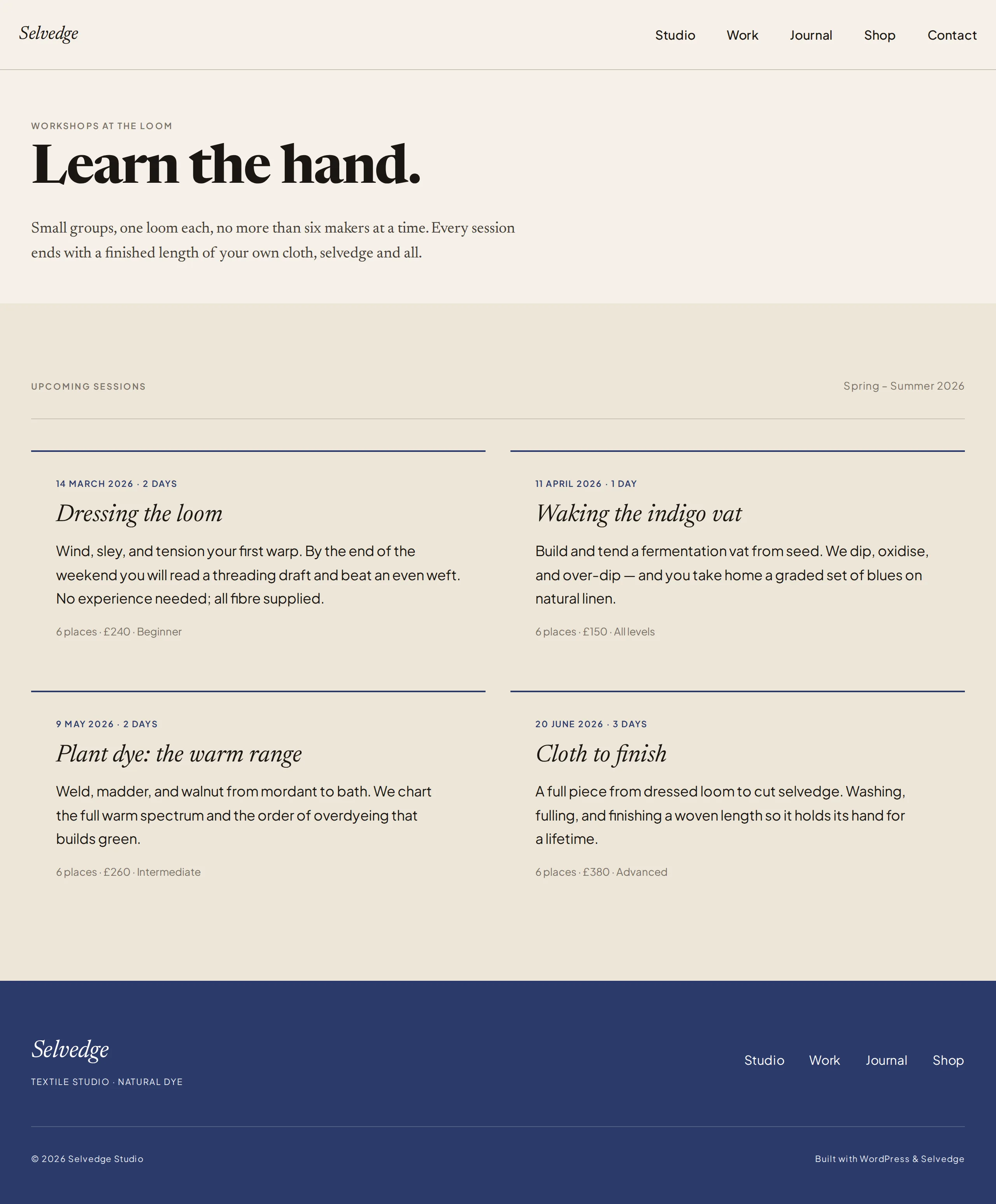 Workshop preview